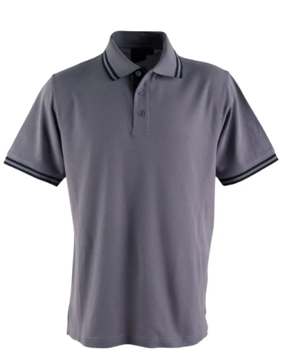 Picture of Winning Spirit, Mens Truedry Contrast S/S Polo